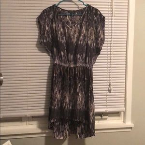 Silk hi-lo dress from express